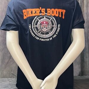 Biker’s Booty Black Graphic T-Shirt
